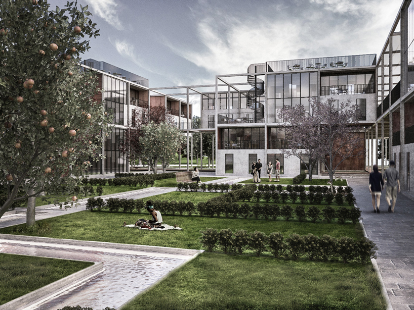 conceptual venice university island developed by flt-office
