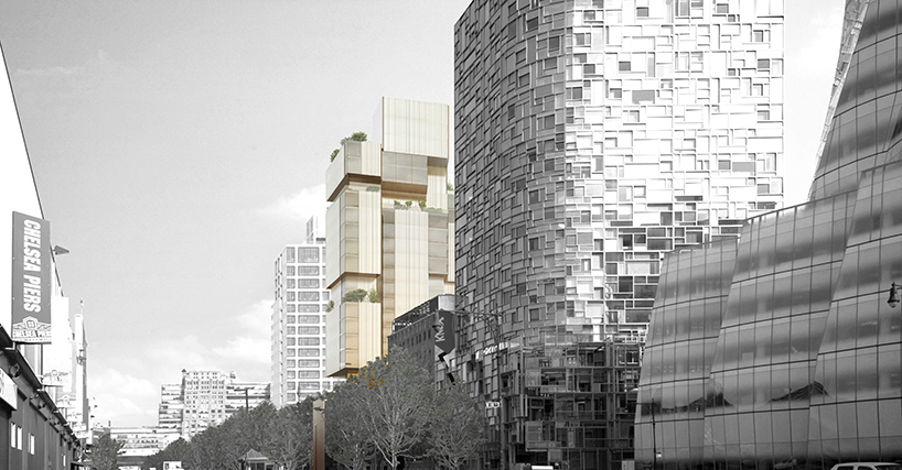 studio seilern architects envisions a skyscraper + sculpture garden in new york