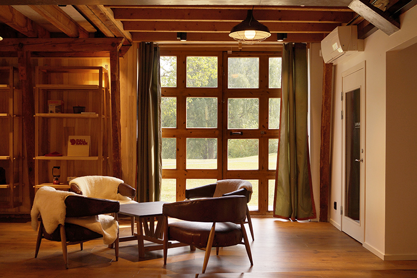 anders berensson architects creates versatile surfaces in swedish outdoors store
