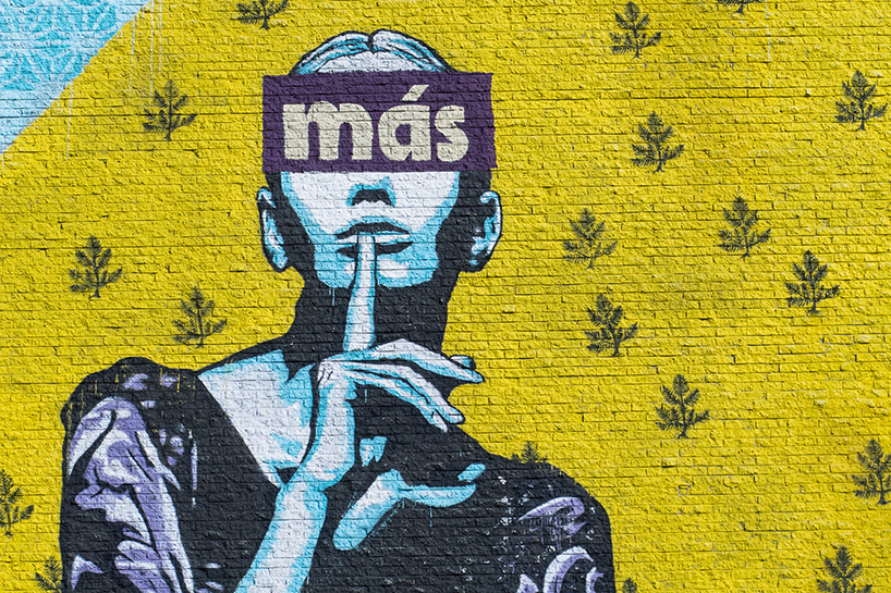 mateo explores consumption in más mural in montréal