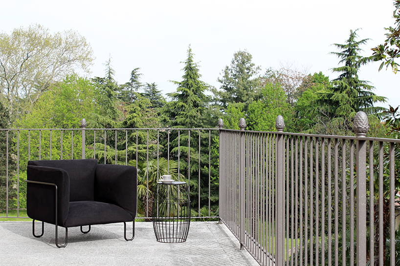 diego sferrazza designs fargo armchair & two-seat couch for spHaus