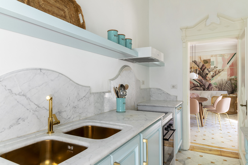 pardini hall applies marble finishes to '3VB' apartment in forte dei marmi designboom