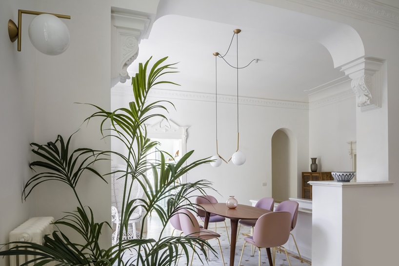 pardini hall applies marble finishes to '3VB' apartment in forte dei marmi designboom