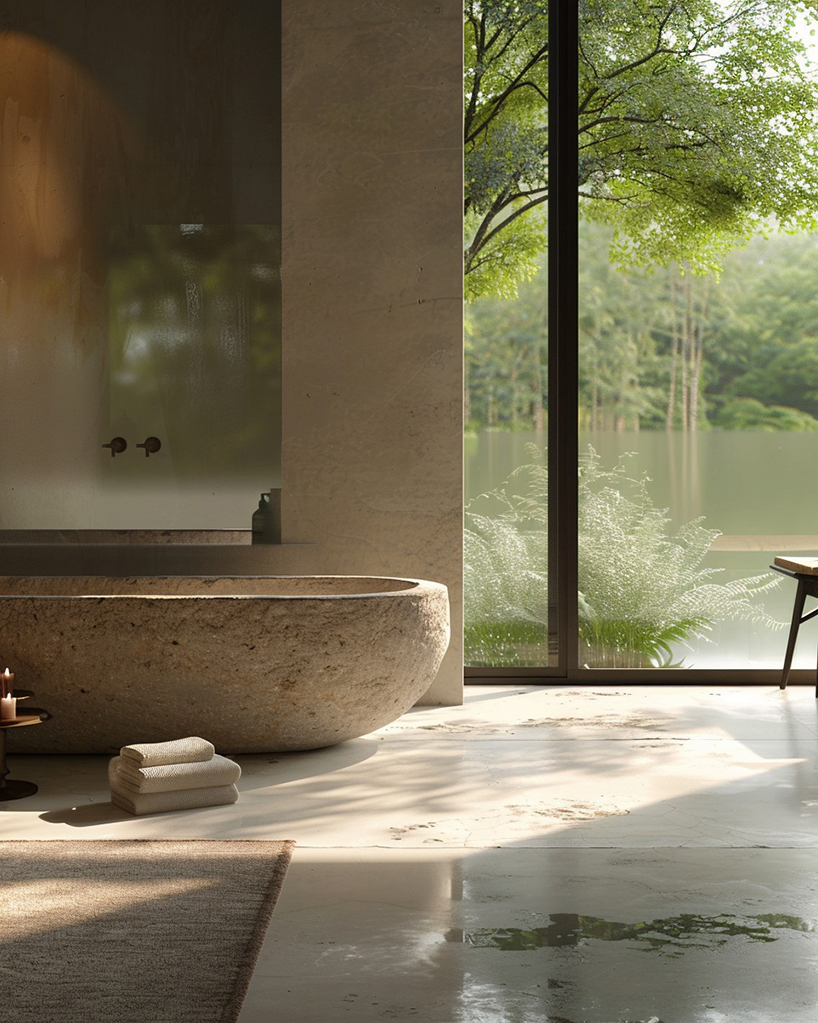stone-built meadows boutique hotel takes shape around gardens in rural UK - 6