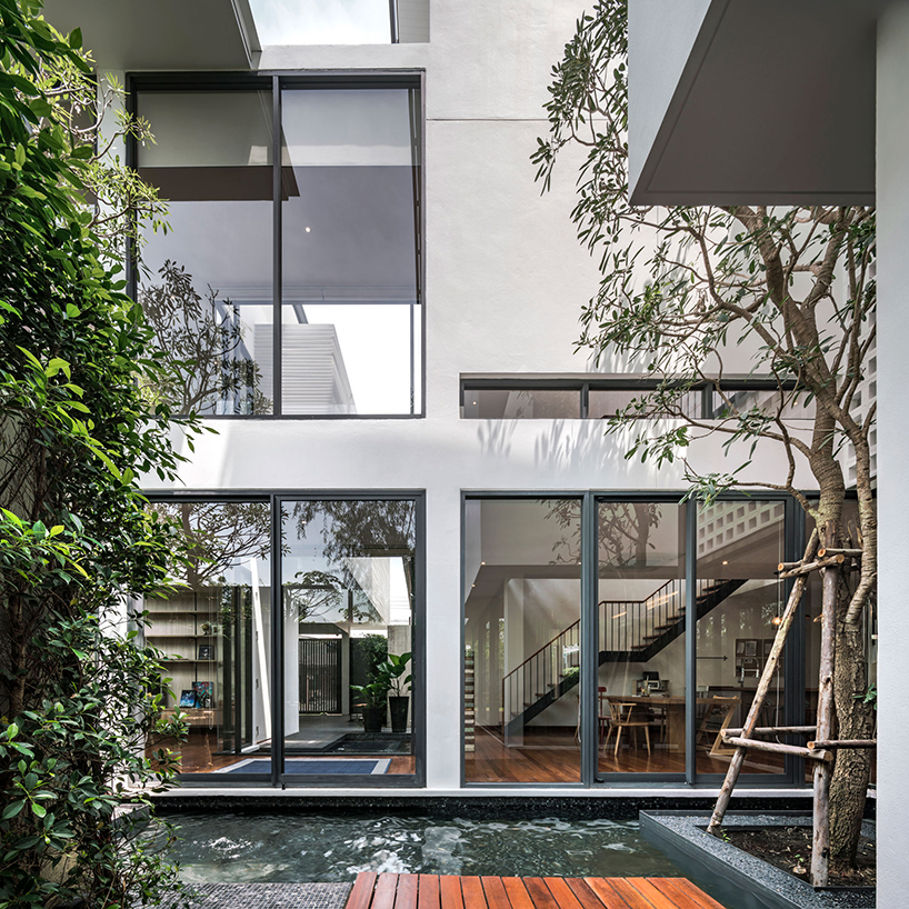 anonym's Y house is designed to be protective as well as open towards the urban changes