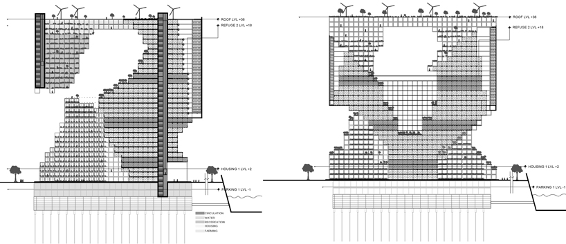 NUDES' eco-machine integrates housing components and nature to improve the quality of life