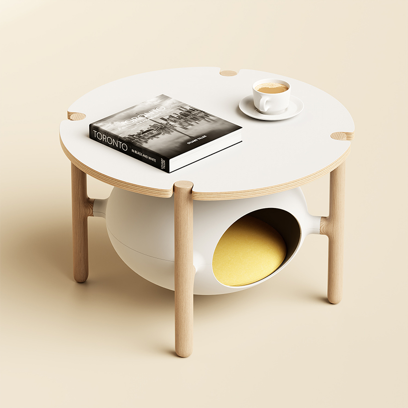 João Teixeira’s igloo is a cozy pet bed disguised as a coffee table and promises to add a modern look at home 2
