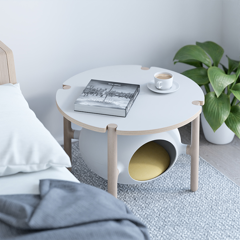 João Teixeira’s igloo is a cozy pet bed disguised as a coffee table and promises to add a modern look at home 7