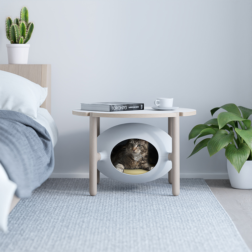 João Teixeira’s igloo is a cozy pet bed disguised as a coffee table and promises to add a modern look at home 8