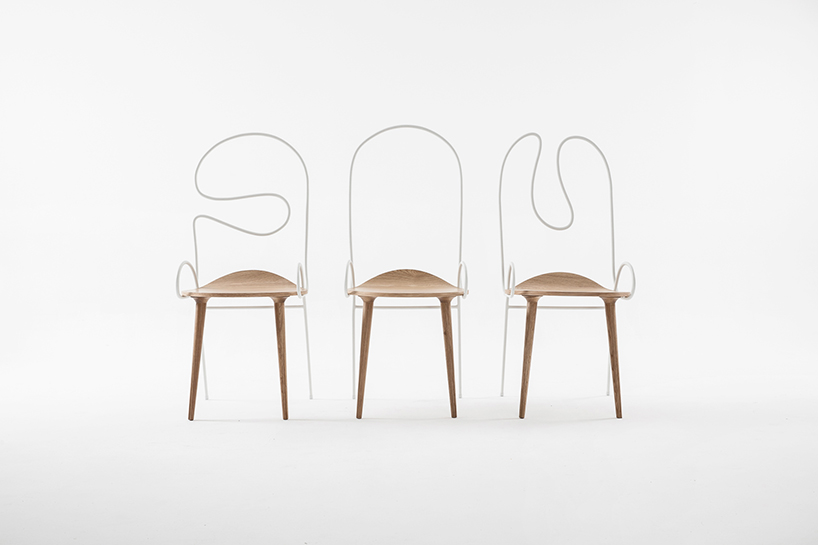 atelier deshaus manually curves the backrest and legs of sylph chair - 1