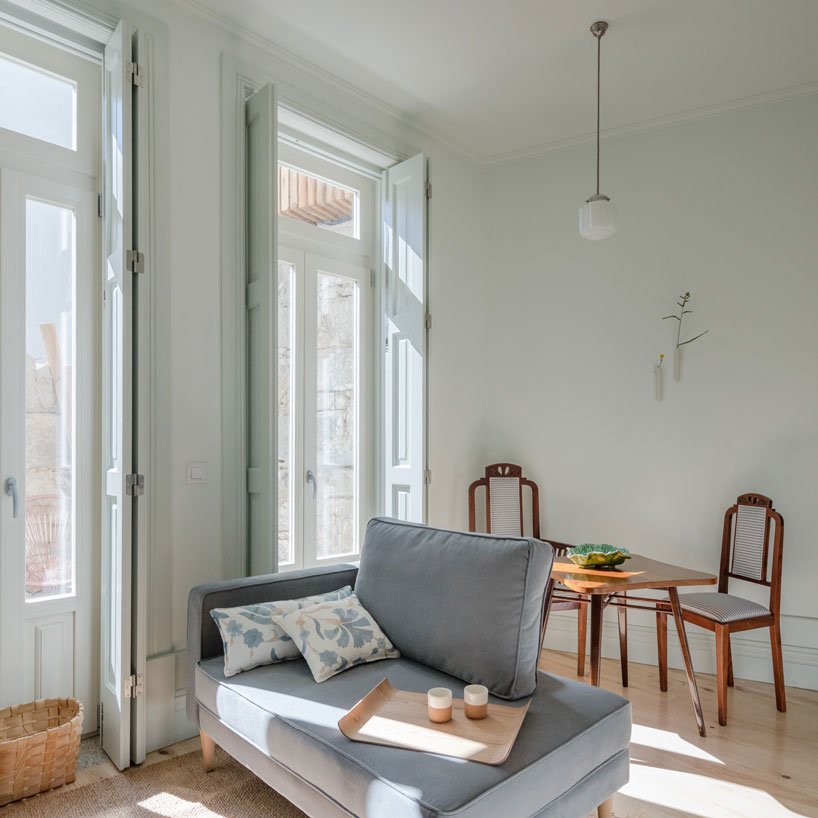 pedro ferreira refurbishes art deco house into tourist-use unit in porto