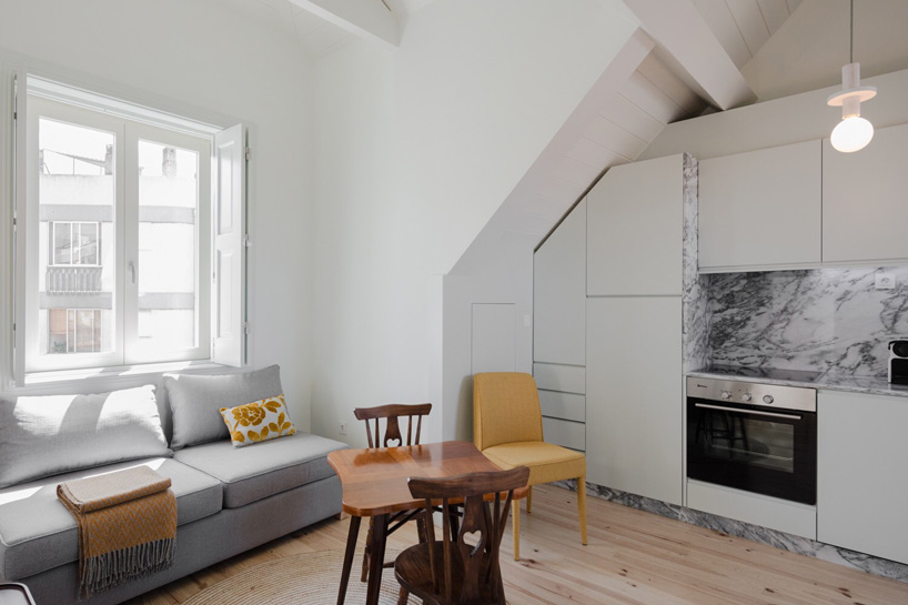 pedro ferreira refurbishes art deco house into tourist-use unit in porto