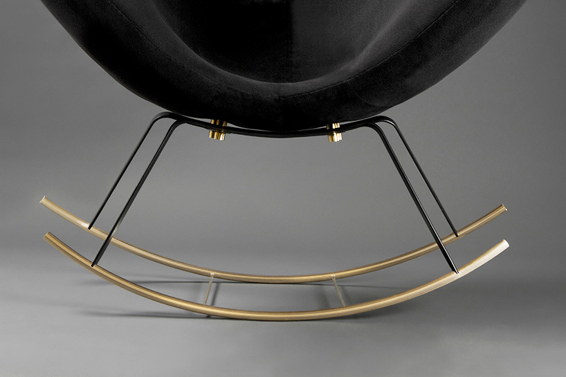 sayar garibeh great egret rocking chair