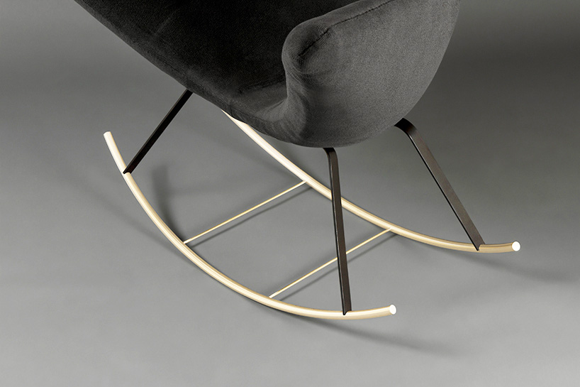 sayar garibeh great egret rocking chair