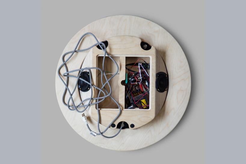 mckay nilson's interactive woodrow stereo developed with swarm design