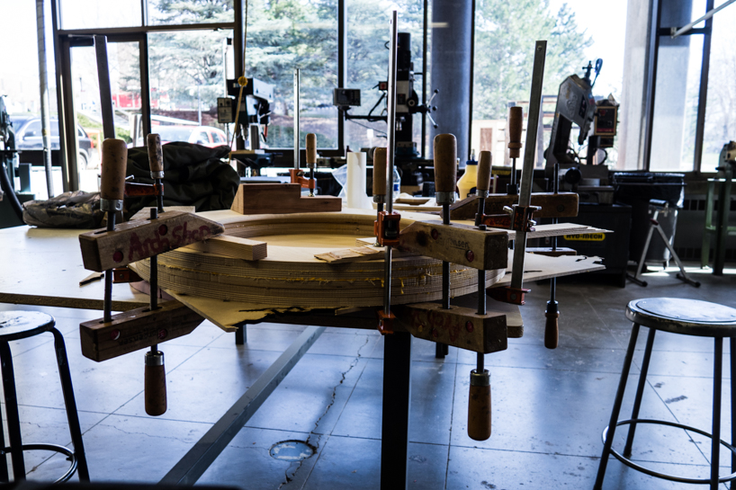 mckay nilson's interactive woodrow stereo developed with swarm design