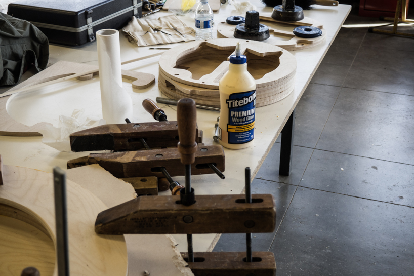 mckay nilson's interactive woodrow stereo developed with swarm design