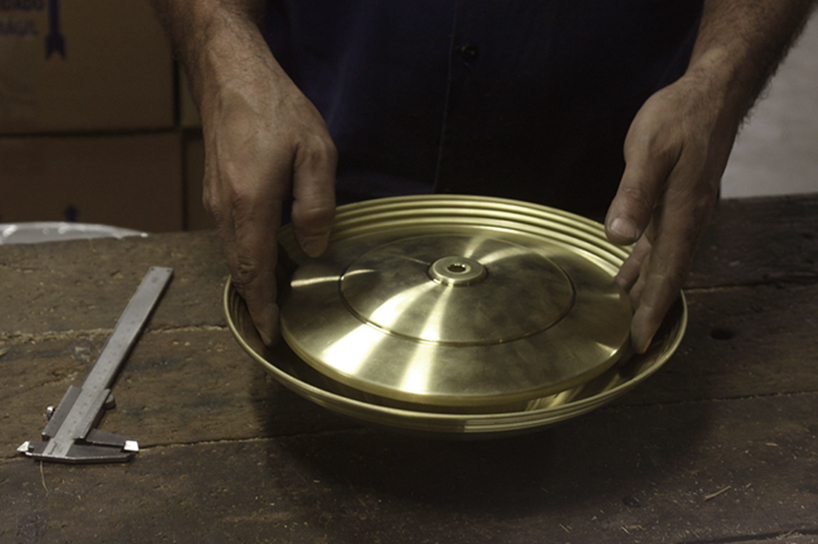 ipiranga lampshade pistache ganache são paulo designboom