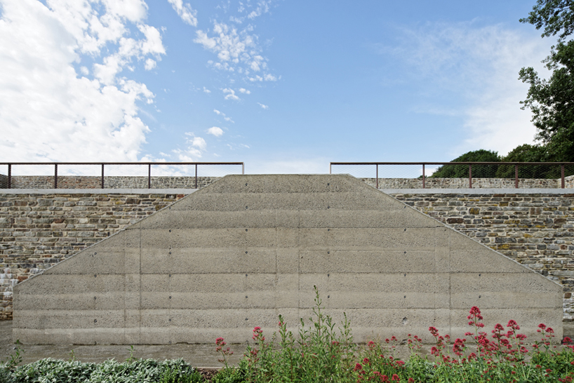 binario architectes villers abbey visitor center belgium designboom