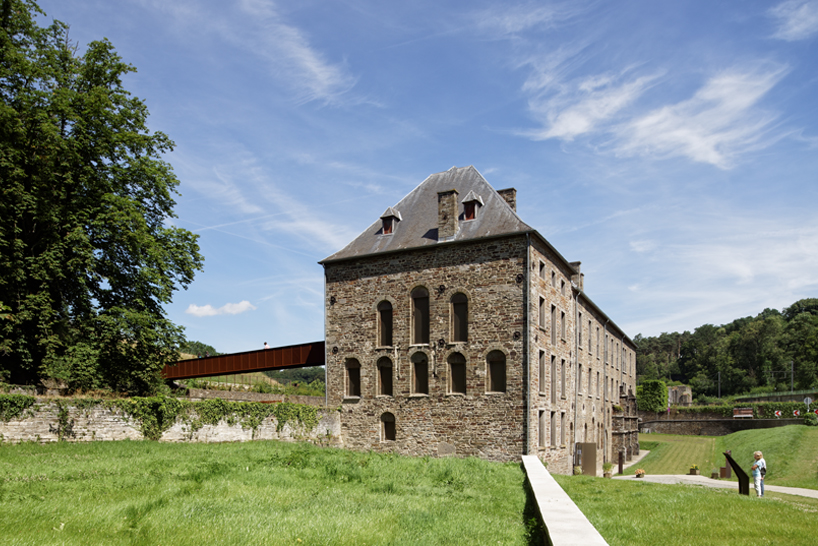 binario architectes villers abbey visitor center belgium designboom
