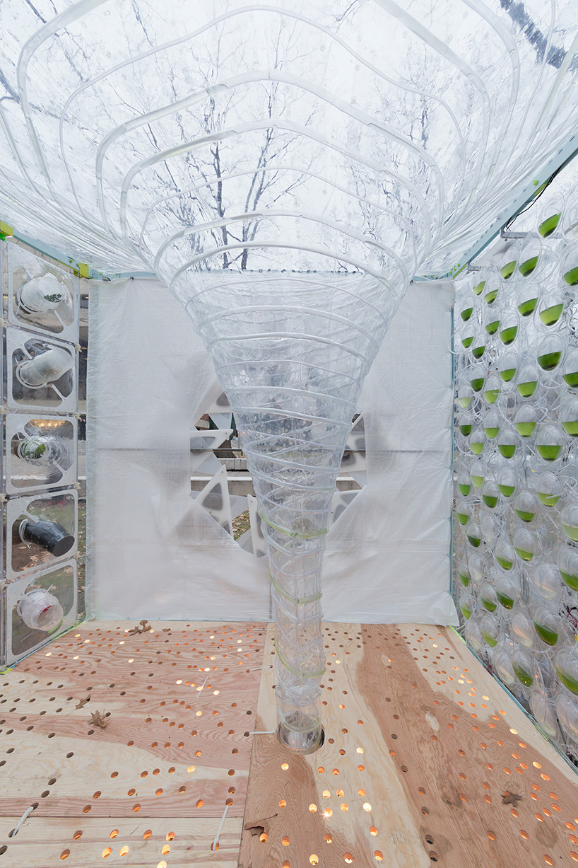 algaevator photobioreactor jie zhang tyler stevermer designboom