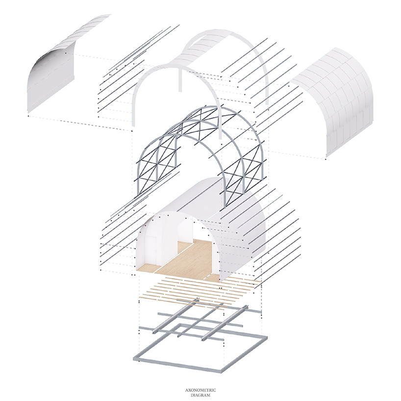 ana rita vale andré calvete pavilion in extenso iberian competition pladur designboom