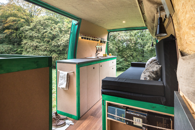 norbert juhász mobile home van conversion designboom