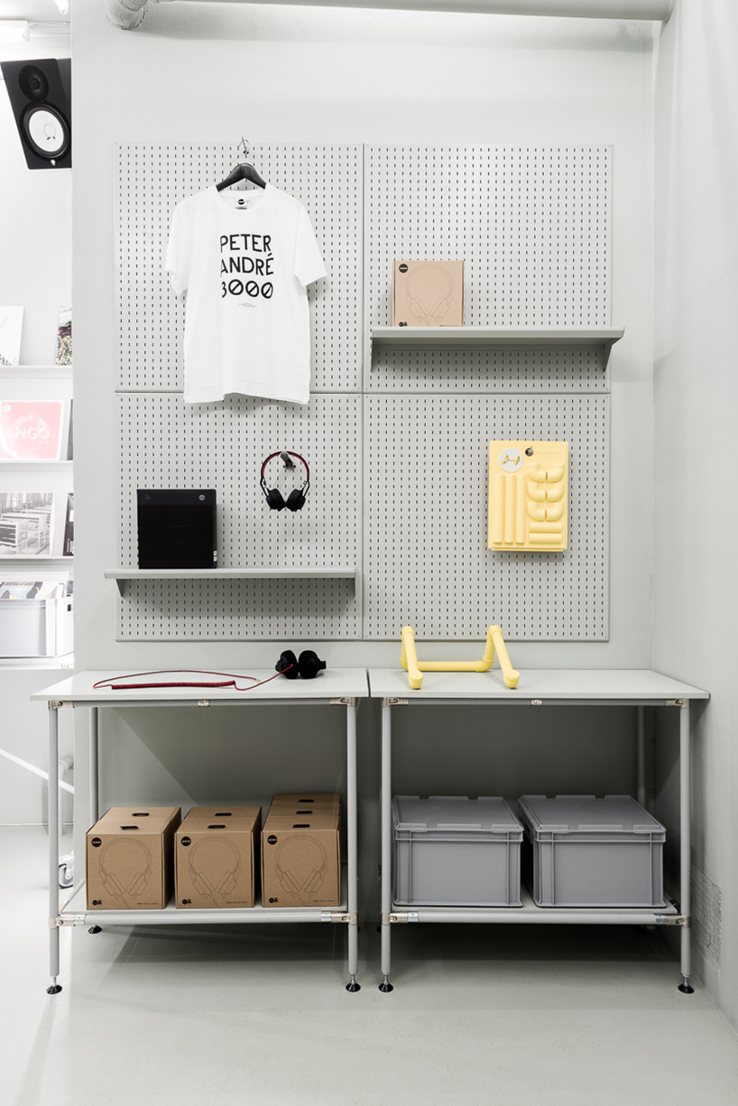 borg bruckner designs flexible interior for AIAIAI flagship store in copenhagen