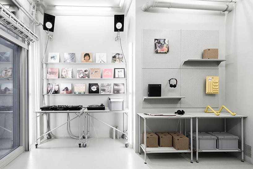 borg bruckner designs flexible interior for AIAIAI flagship store in copenhagen