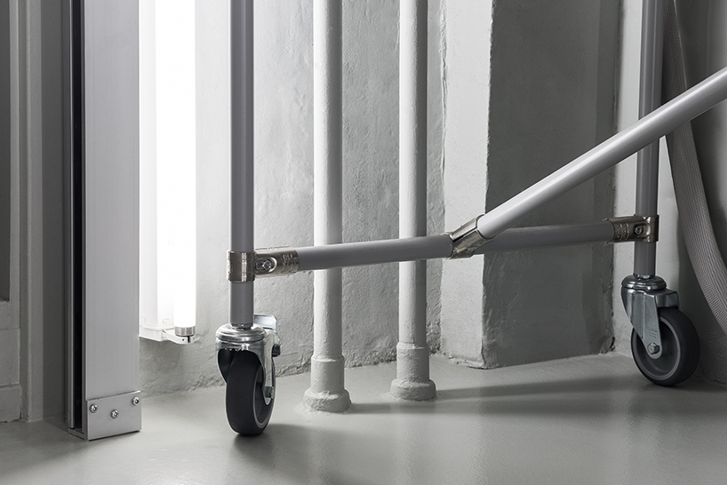 borg bruckner designs flexible interior for AIAIAI flagship store in copenhagen