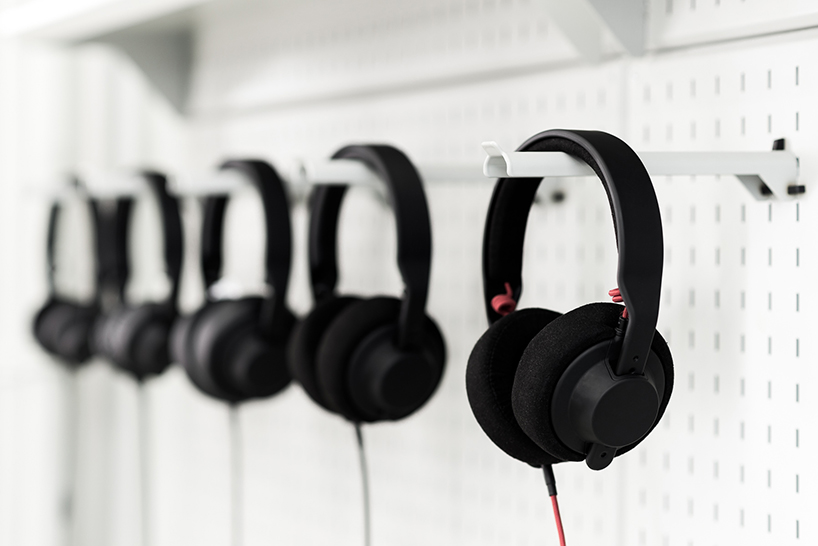 borg bruckner designs flexible interior for AIAIAI flagship store in copenhagen