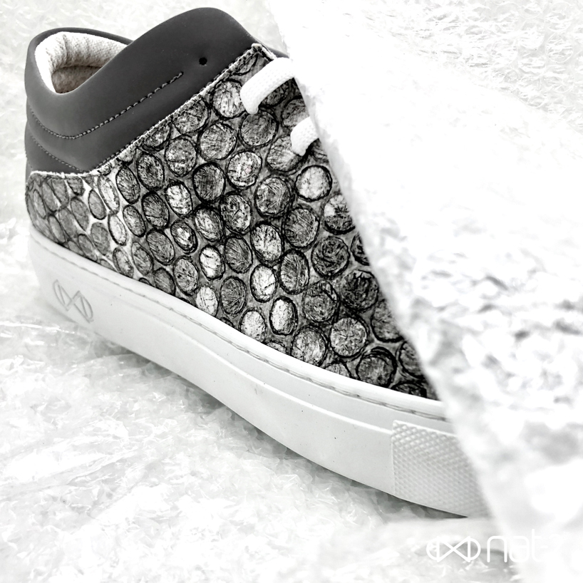 nat-2's newest sneakers are made of recycled bubble wrap