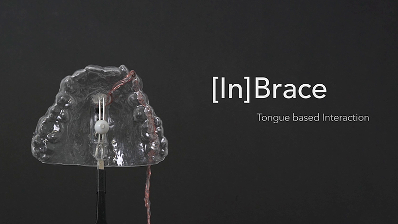 [in]brace is a wearable device that uses tongue movement to interact with computers designboom