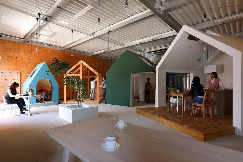 alts design office transforms warehouse into workspace japan designboom