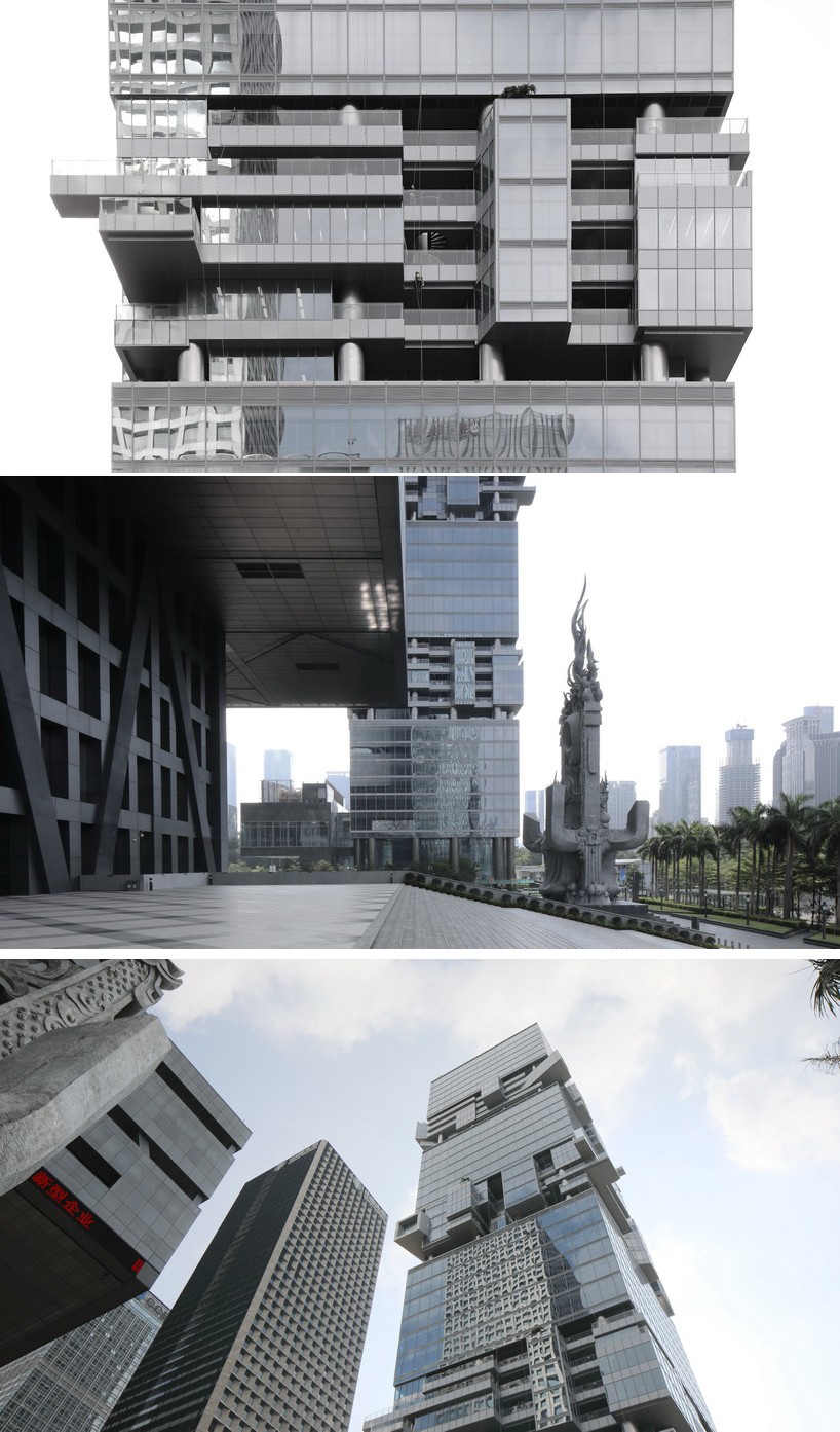 O.H.A unveils new photographs of hans hollein's SBF tower in shenzhen