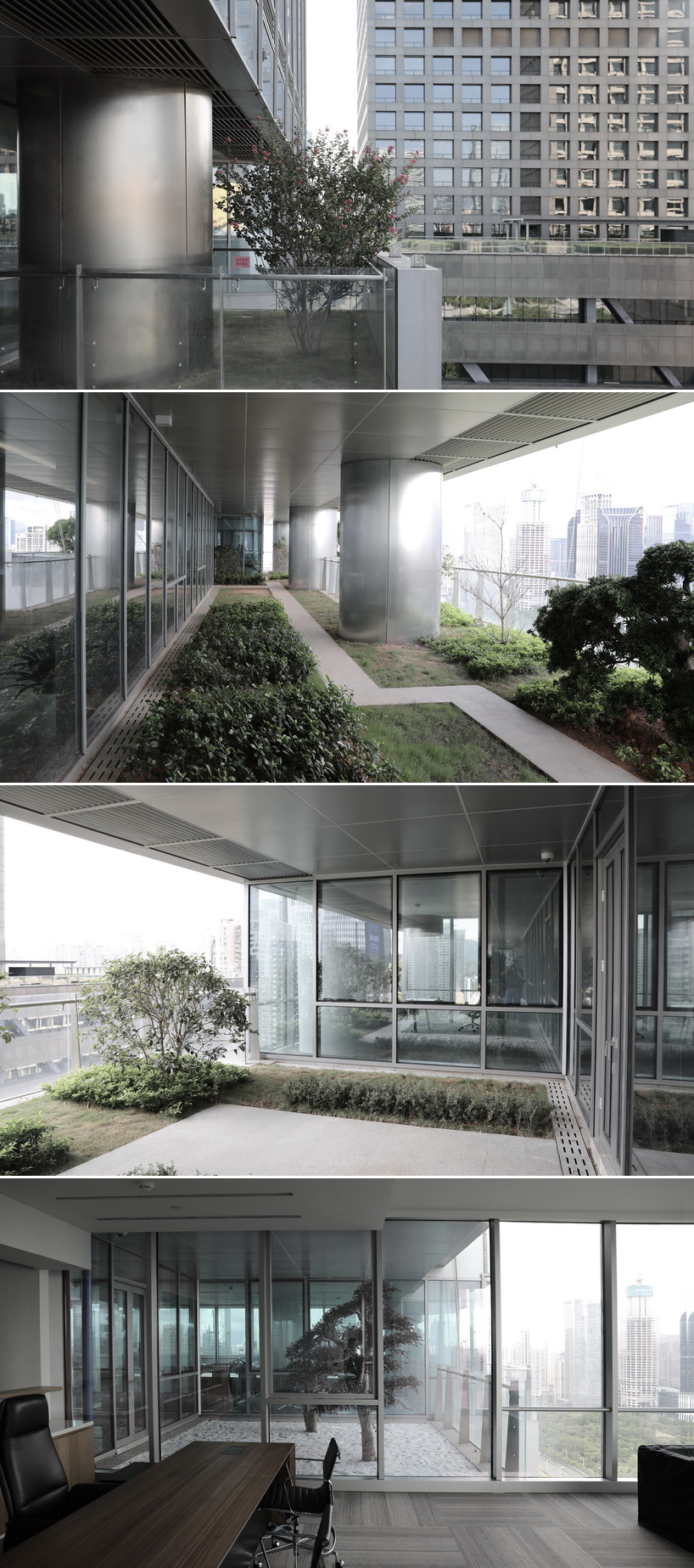 O.H.A unveils new photographs of hans hollein's SBF tower in shenzhen