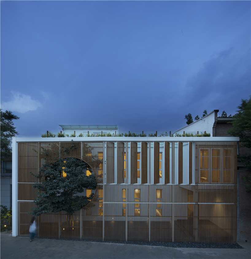 he wei ding hui yuan zen tea chamber beijing china designboom
