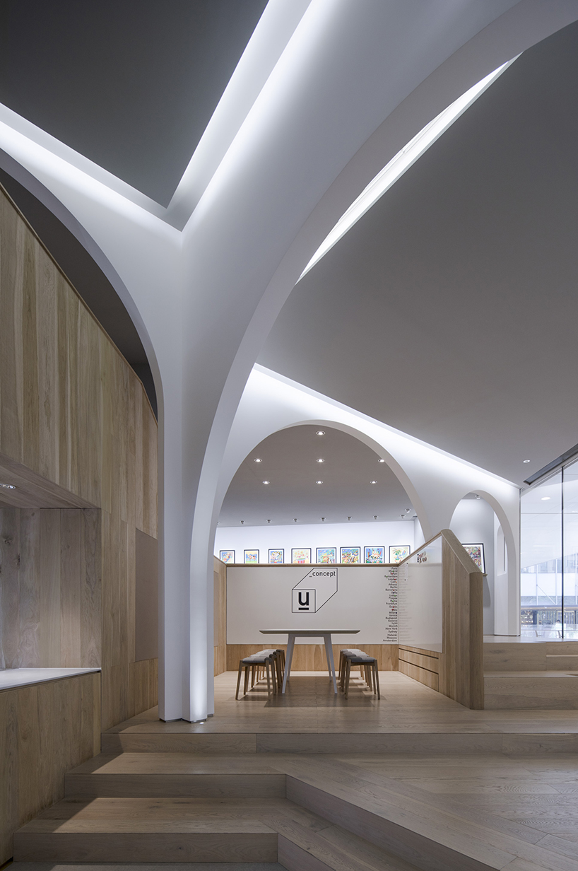 lukstudio folds an arcade in a shanghai gallery