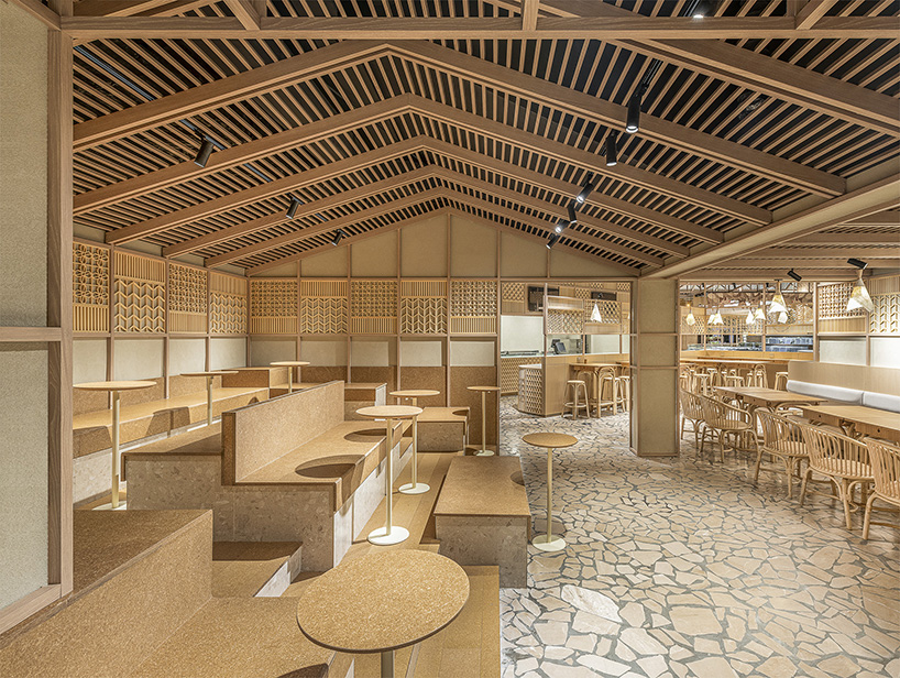 lukstudio assembles a modern supermarket with vernacular elements 3