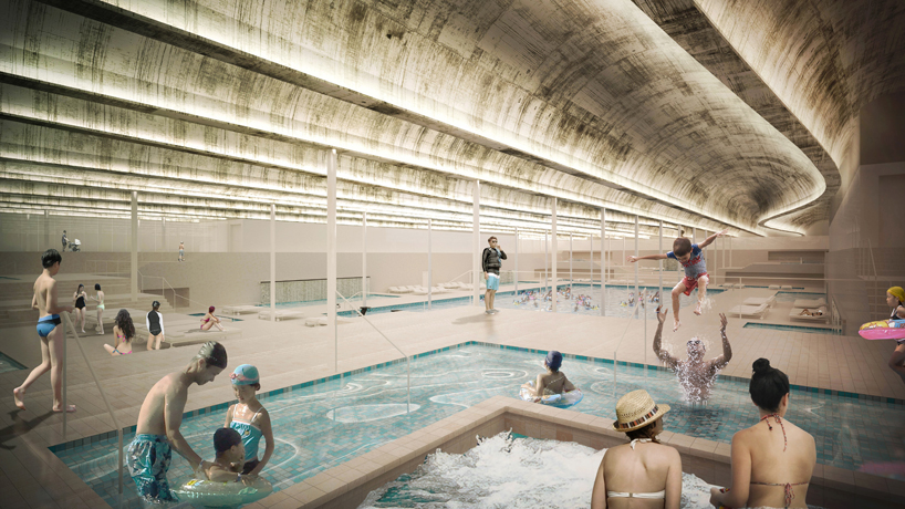 space nen pool complex bunker regeneration busan south korea designboom