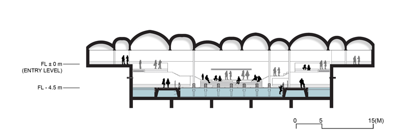 space nen pool complex bunker regeneration busan south korea designboom