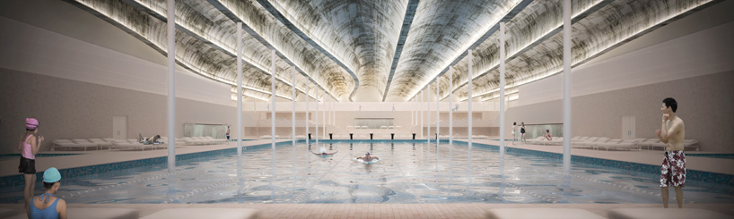 space nen pool complex bunker regeneration busan south korea designboom