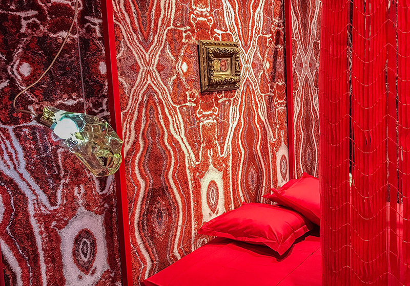 maurizio galante & tal lancman's bedroom for AD intérieurs arouses a surreal dreamscape