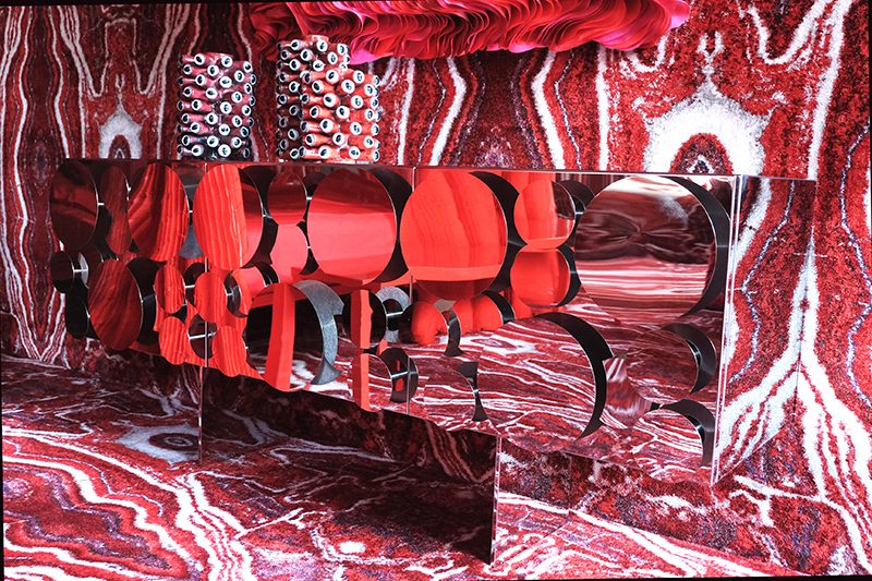 maurizio galante & tal lancman's bedroom for AD intérieurs arouses a surreal dreamscape