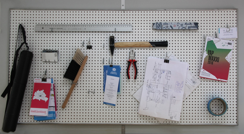 guerilla architects' 'der stadt:symbiont' is a co-working space inside a caravan