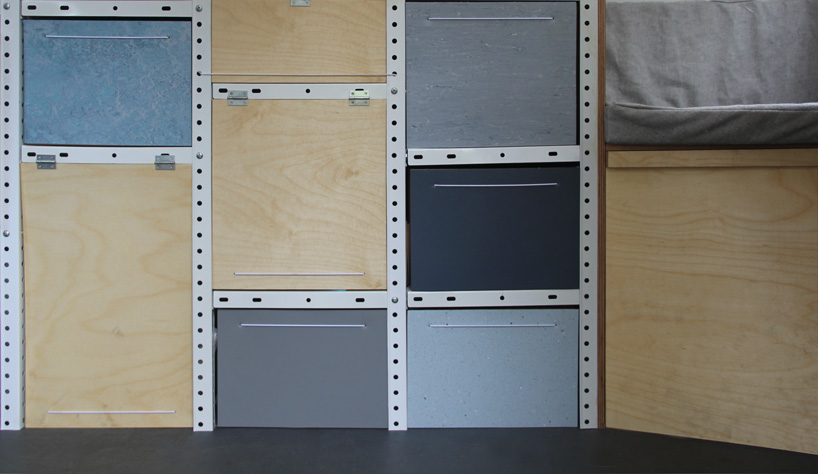 guerilla architects' 'der stadt:symbiont' is a co-working space inside a caravan