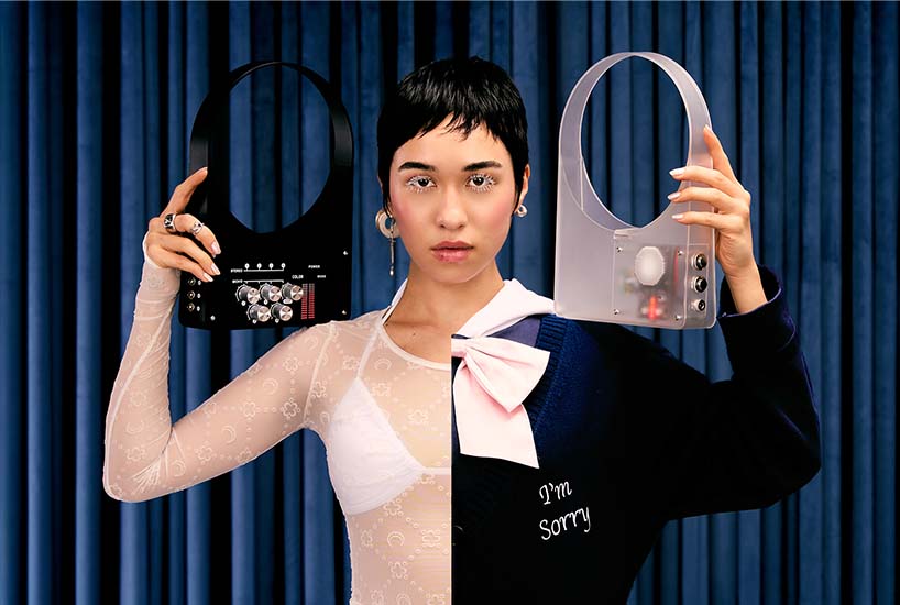 can your handbag DJ? nik bentel unveils wearable sound system with speaker and mixer