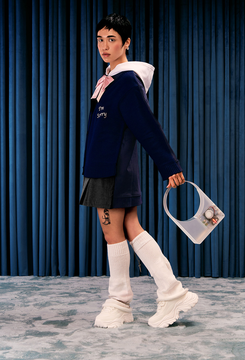 can your handbag DJ? nik bentel unveils wearable sound system with speaker and mixer