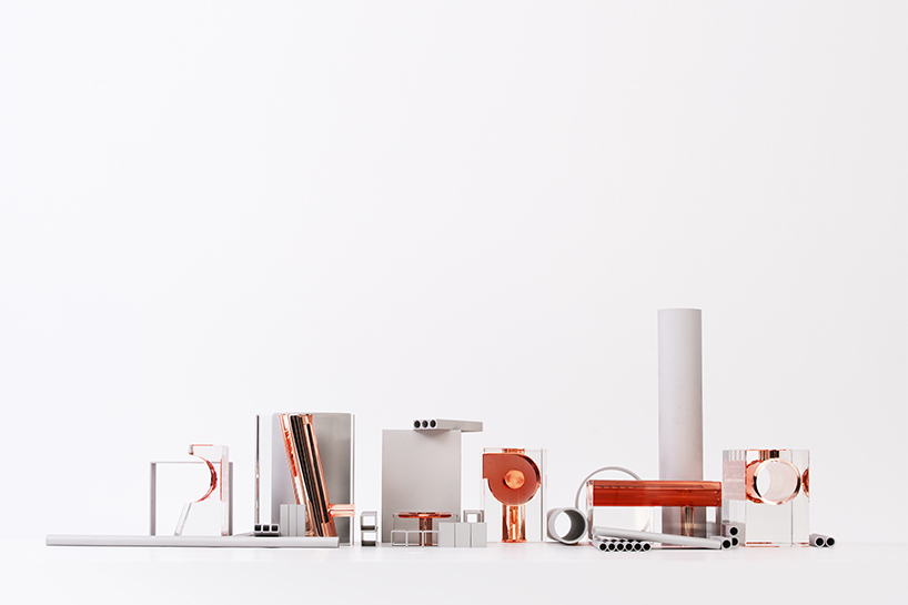 singular concept junction desktop organizer lead-free crystal designboom