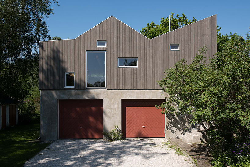 noma arkitekter convert an old garage into a library on the norwegian island of tjøme